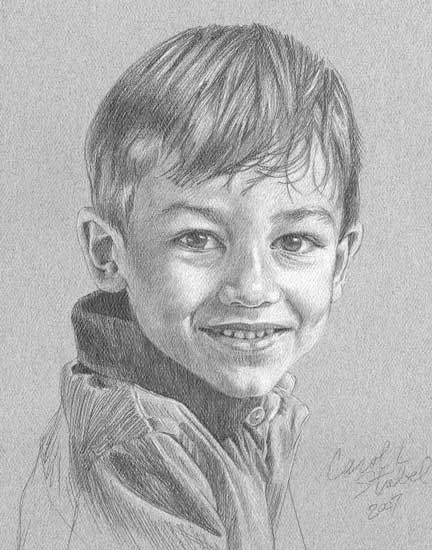 Portrait Sketch Detail of Andrew