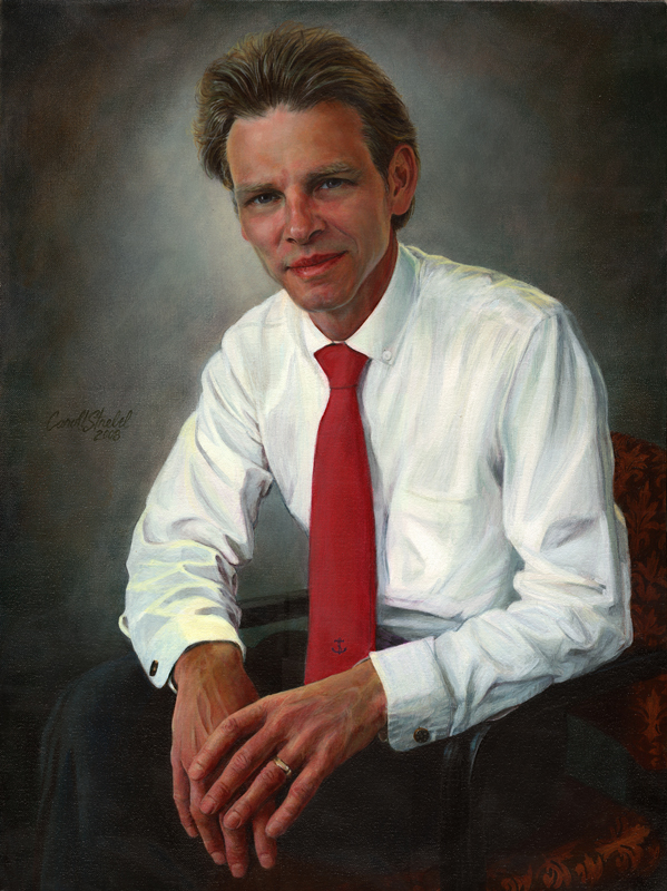 Oil Portrait of B. Dinser
