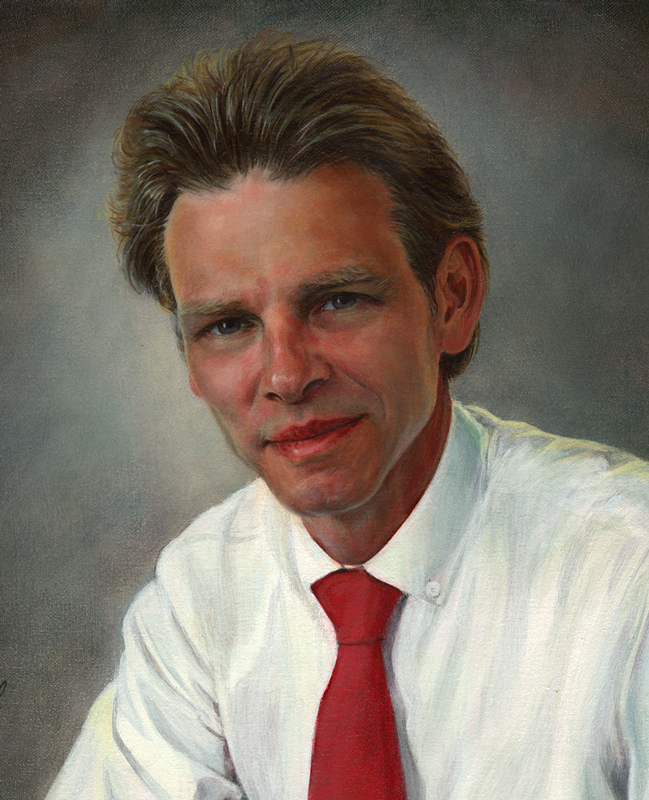Oil Portrait Detail of B. Dinser
