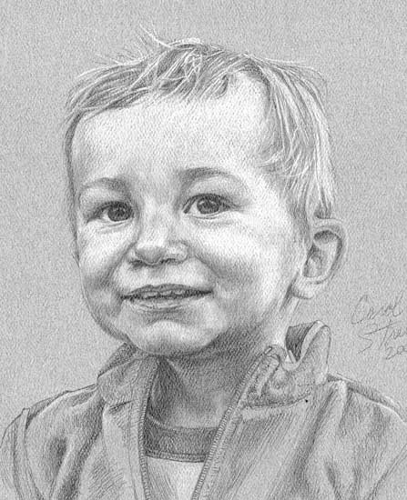 Portrait Sketch Deatil of Conner