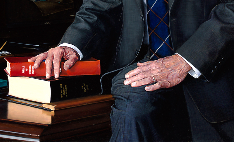 Dr. Rouan, detail of Hands